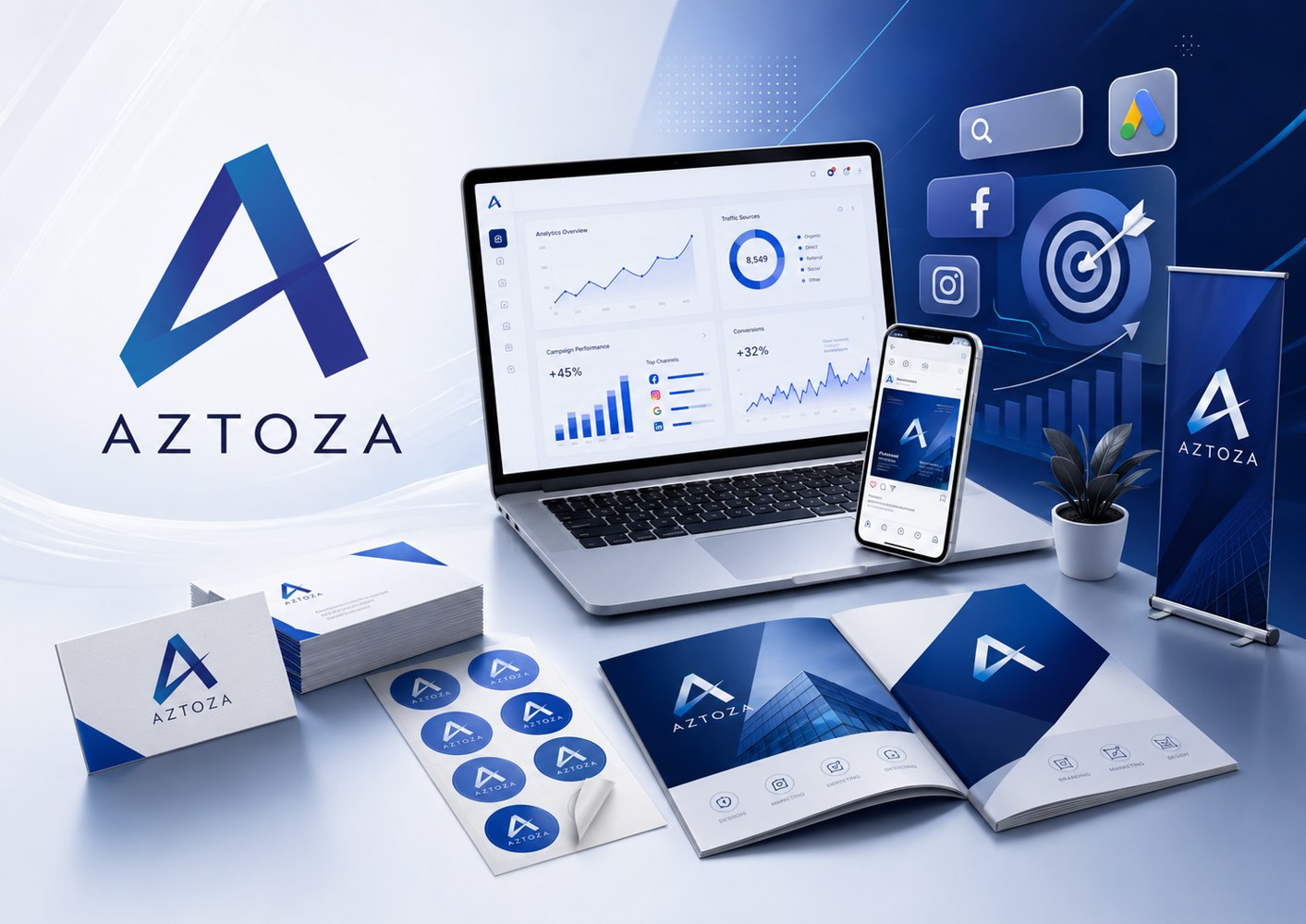 AZTOZA marketing and printing visual